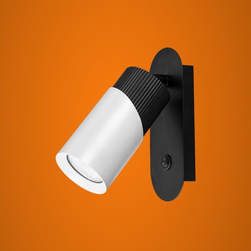 Светильник настенный NKL-103 под лампу GU10, черно-белый фото Светильник настенный NKL-103 под лампу GU10, черно-белый картинка